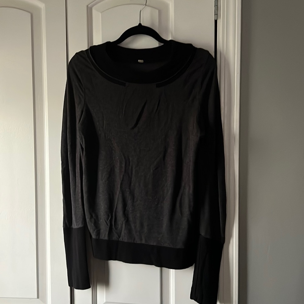 All Yoga Mesh Long Sleeve Lightweight Sweatshirt